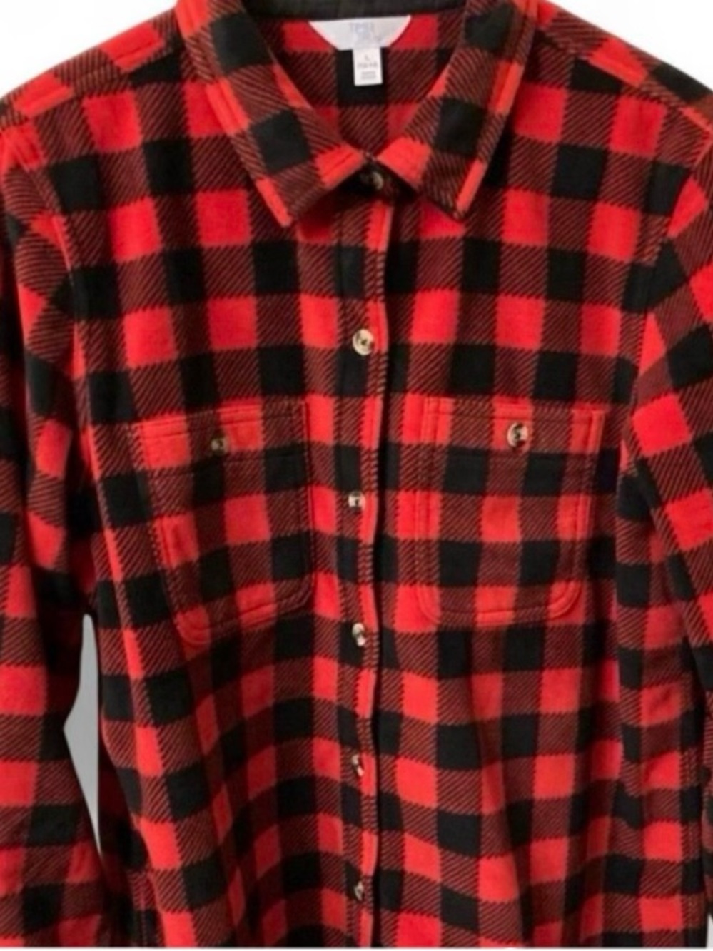 Ladies Buffalo Plaid Top or Jacket - Picture 3 of 11